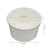 4-inch Disposable Cake Baking Paper Bowls (20-Pack)