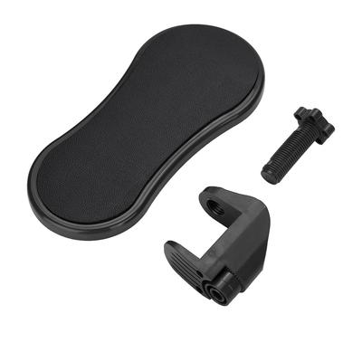 Suporte de Mão para Computador de Mesa Protetor de Pulso Suporte para Mouse Pad Apoio de Braço (Preto)