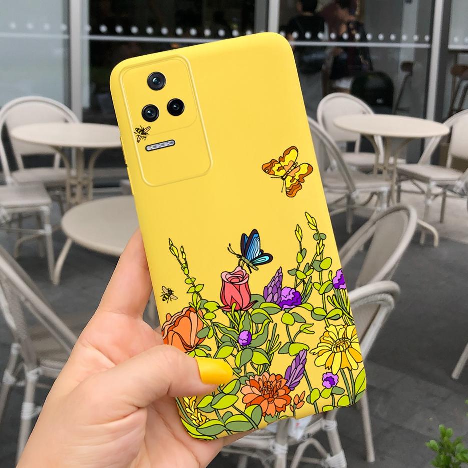 Für Xiaomi Poco F4 Hülle Buntes Kunstmuster Rückseite Für Xiaomi Poco F4 GT PocoF4 Handyhülle 6,67'' Weiches Silikon Fundas Capa