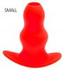 Plug Tunnel Stretch Red Small 11 X 5 Cm - MK Toys - Anal Plug