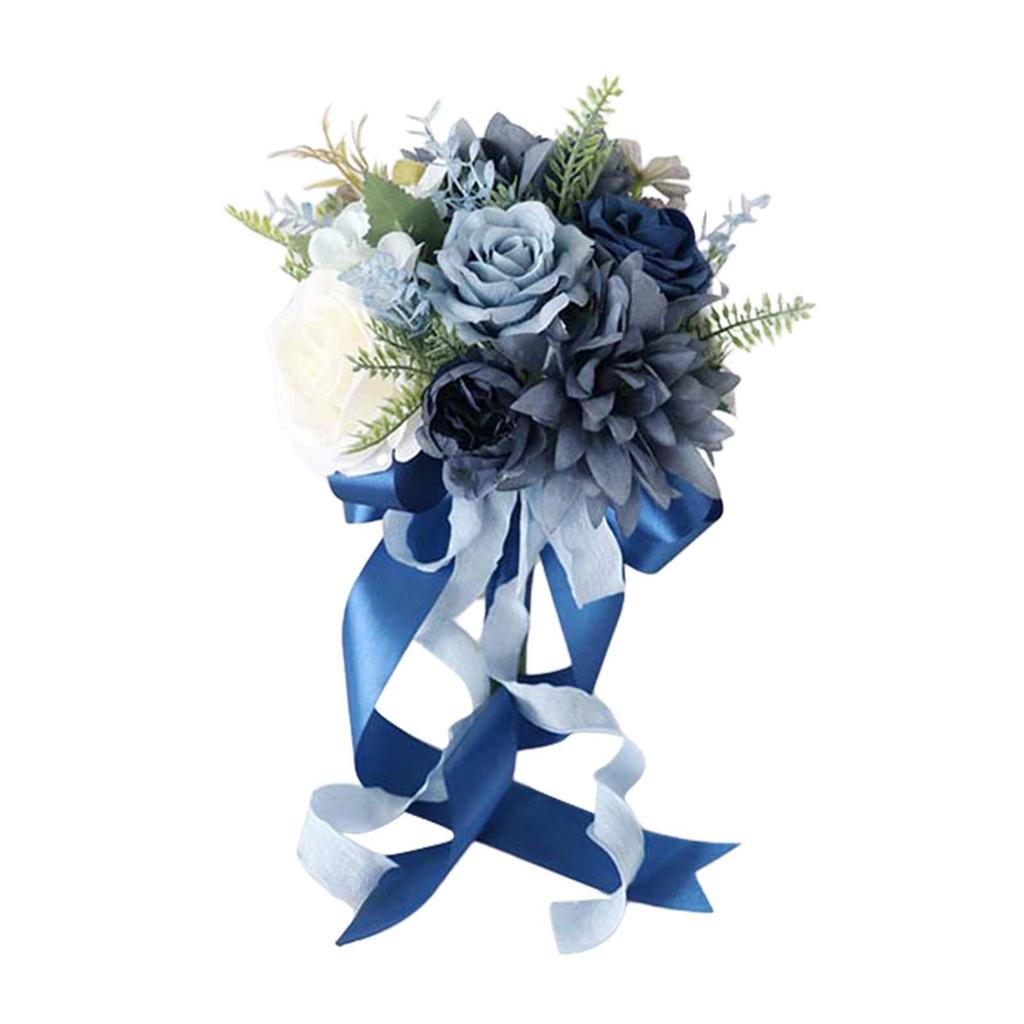 Bridal Bouquet Home Decor Lifelike Elegant Romantic Decoration Fake Ceremony Anniversary Prom Mother's Day Valentine's Day