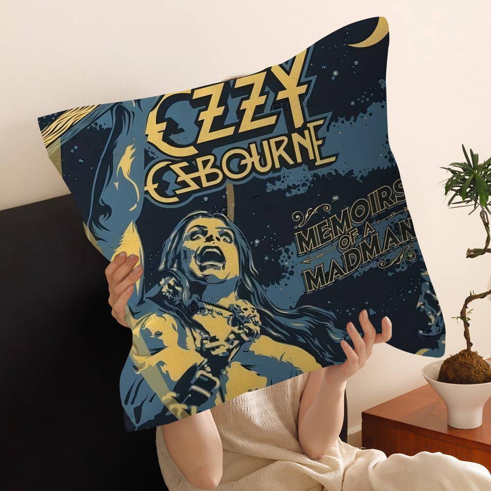 Heavy Metal Band Rock Ozzy Osbourne Band 45*45cm Cushion Cover Pillow Cover Decor Pillowcase Home Pillowcase For Couch Pillow