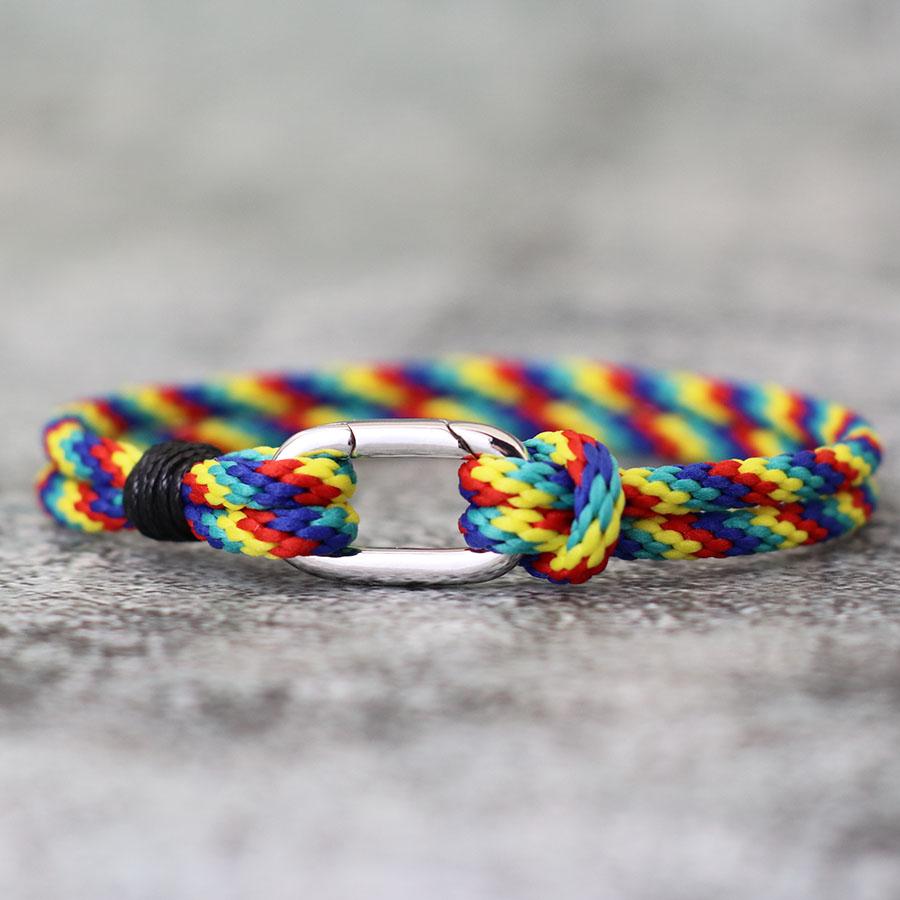 New Marine String Bracelet For Men Handmade Weaven Wrap Braslet Leisure Pulseira Nautical Thread Braclet Gifts For Boyfriend