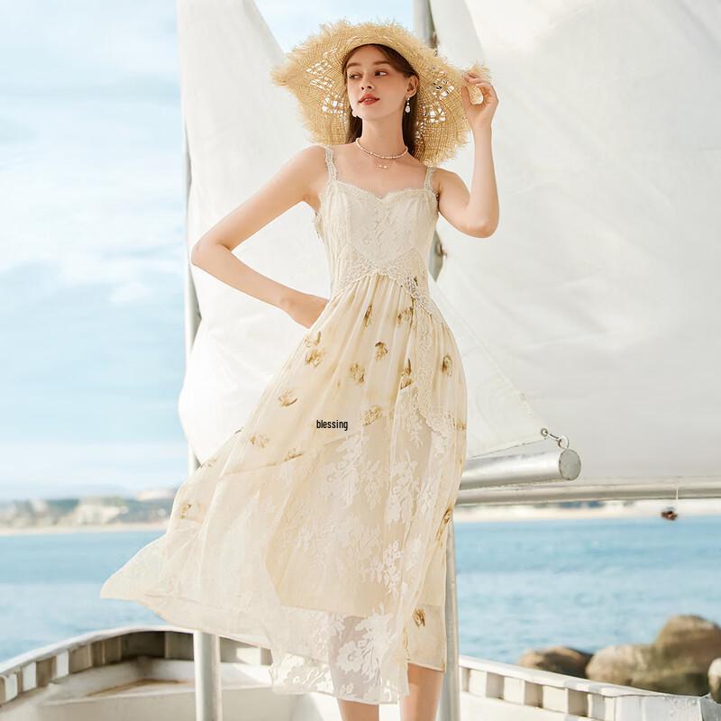 French Lace Dress with Knit Cardigan Set