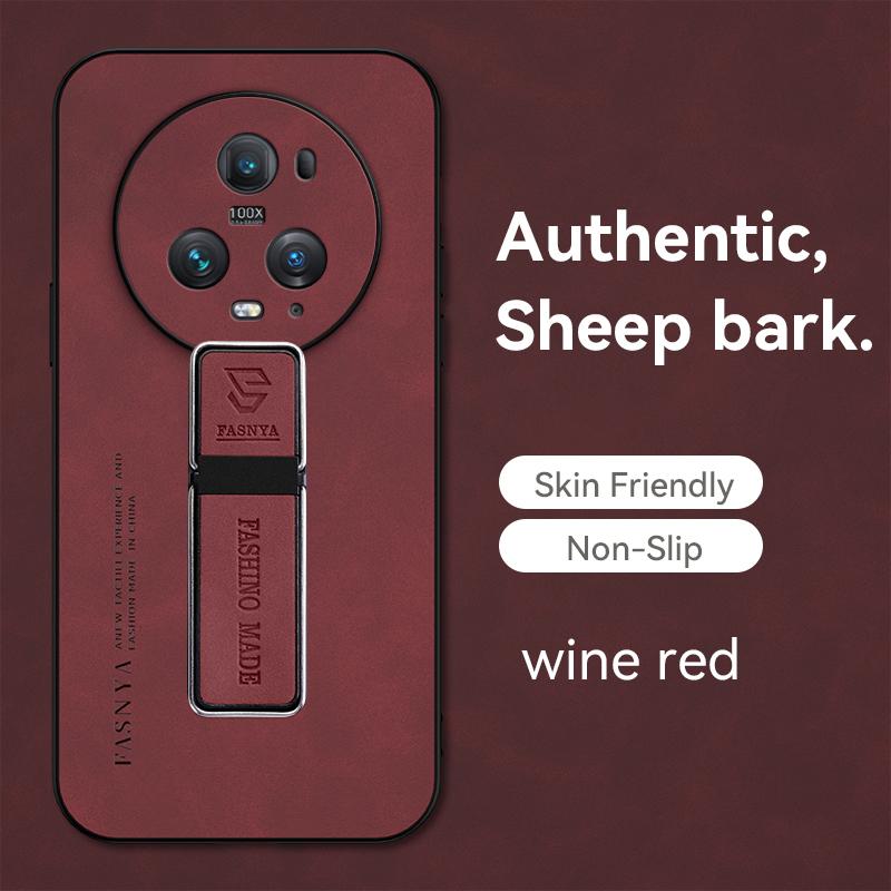 

Чехол для Honor Magic5 Pro, роскошный кожаный магнитный автомобильный держатель, чехол для телефона для Honor Magic 5 Pro, 5Pro Magic5, противоударный чехол на заднюю панель For Magic 5 Pro