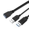 Usb3.0 One To Two Extension Cable Usb Computer 1 To 2 Power Splitter Female/Male To Two Male/ Female Converter