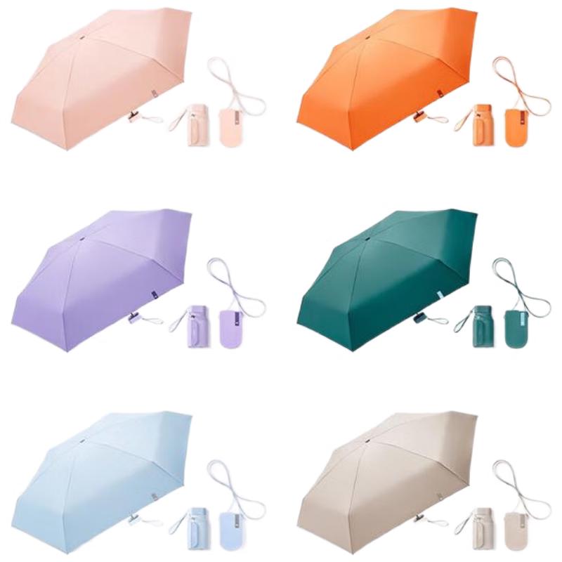 Beneath the Banana Leaf Portable Six-Fold Automatic UV Umbrella