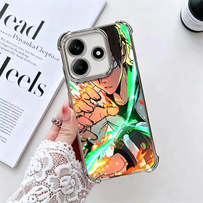 Cartoon Ben 10 Soft Phone Case For Xiaomi Redmi Note 14 15 Pro Plus 13 12 11S 11T 5G 10 9S 9 Plating Anti-Fall Fundas Redmi Note 11T 5G
