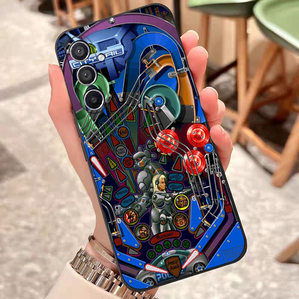 

Pinball Machine Phone Case For Samsung S25 Edge 24 23 22 21 20 Ultra Plus Fe Galaxy A54 53 34 25 16 Silicon Cover Samsung S24
