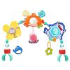 Easy Fold Crib Hanging Bell Sunflower Infant Grab Exercise Baby Interactive Toys  Pram