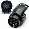 7 Pin To 13 Pin Plug Adapter Trailer Connector 12V Towbar Towing Waterproof Plugs Socket Adapter Car Truck Accessories