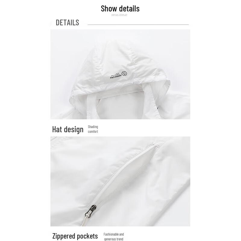 JEEP Men's Lightweight Hooded Sun Protection Jacket