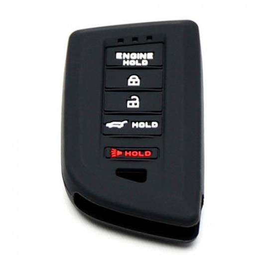 Soft Silicone Key Fob Cover For Acura -up MDX TLX RDX RLX ILX Integra 5B-Key