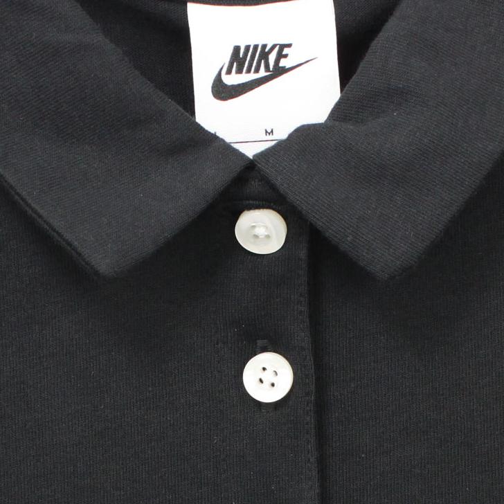 Nike Solid Color Casual Comfortable Short Sleeve Dress Women dresses Black White HJ8149-010