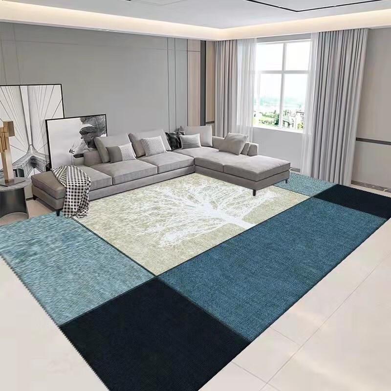 Visionary Crystal Velvet Nordic Living Room Rug