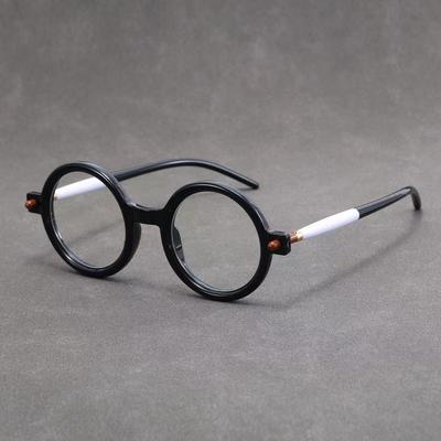 Round Anti Blue Light Reading Glasses Women Men Fashion Vintage Eyewear Presbyopia Hyperopia Female Reading Eyeglasses +1.0 +1.5