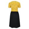 Fashion Casual Women  Short sleeve  Dress Striped Slim A-Line Dress
