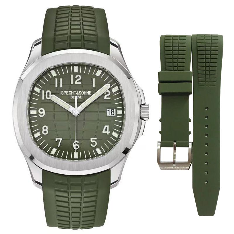 Specht&Sohne 42MM Automatic Mechanical Watch For Men Miyota 8215 Movt Sapphire Crystal 5167 Sports Wristwatch 50M Waterproof