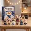 Interactive Holiday Games 2026 Dog Christmas Advent Calendar, 24-Day Acrylic Ornament Set with Mini Puppy Seasonal Party Supplies Figures,