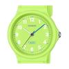 Casio Pop Analogique Vert Citron Bracelet en Résine Bio-Basée Cadran Vert Citron Quartz LQ-24B-3B Montre Femme