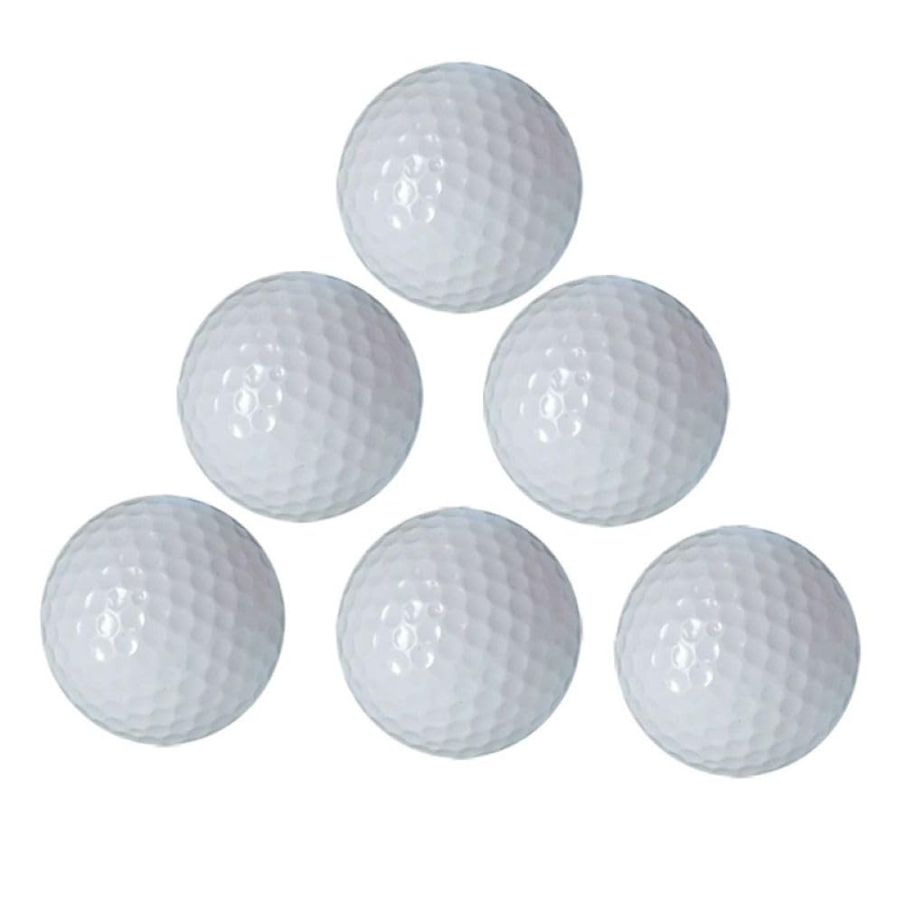 [sort] Golf Balls, Set of 6 or 12, Choose from 6 Colors, Illuminating LED Lights, Colorful, Outdoor Sports, Flash Balls, Night Golf (Red, Set of 6)