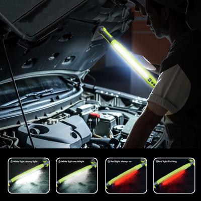 Akumulatorowa magnetyczna lampa robocza 4-trybowa 500lm LED lampa pod maskę z haczykiem lampa do naprawy i konserwacji samochodu