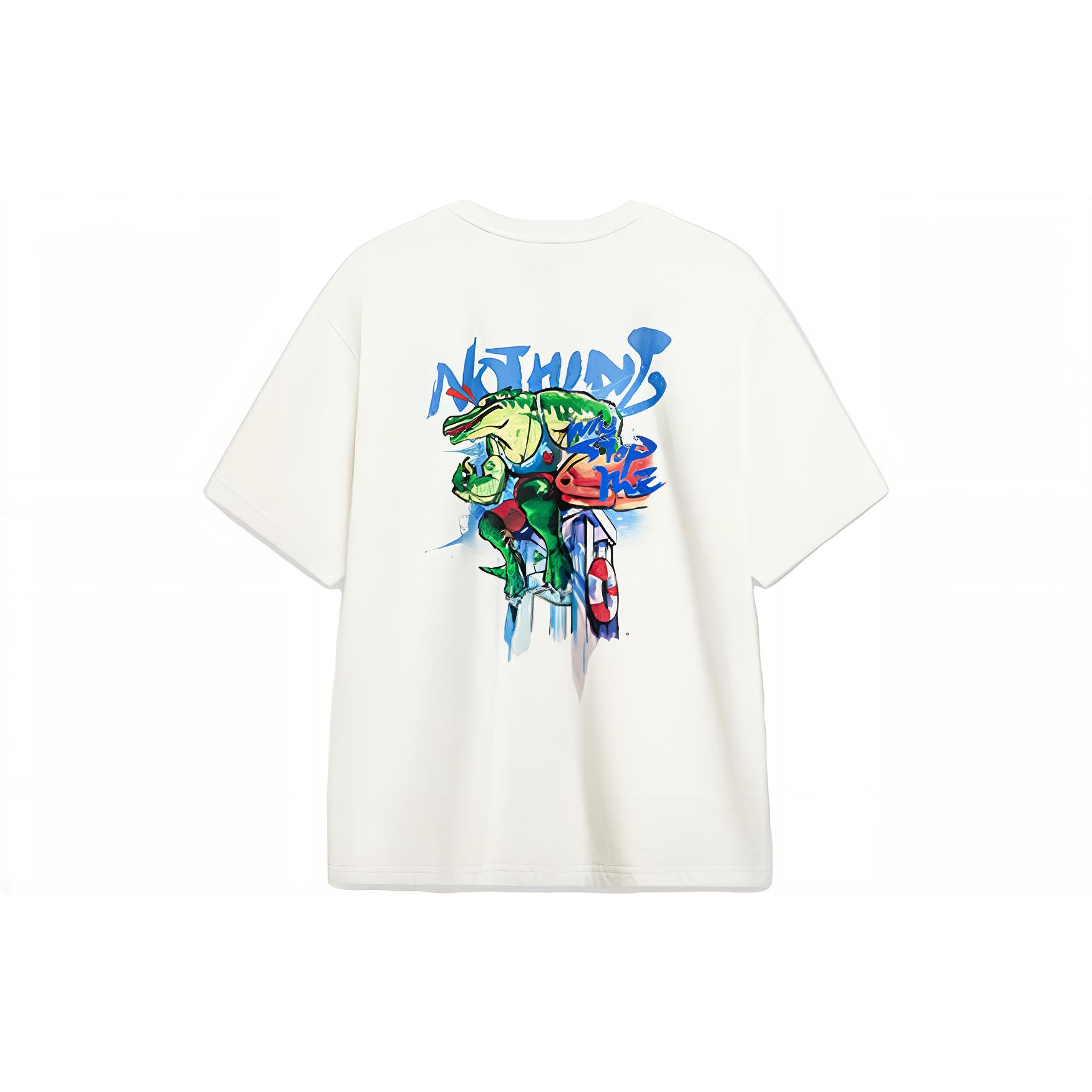 Li Ning x LEAGUE OF LEGENDS Sports Life Collection T Shirt Unisex Ivory ATST807-1 XL
