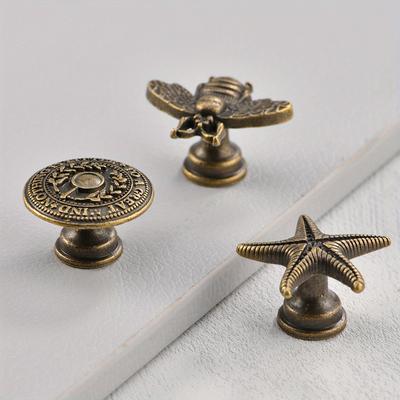 8 adet Retro Böcek Şekli Arı Çekmece Kulpları Düğmeleri Şifonyer Çekmecesi Çekme Kolu, Ev Dolabı Gardırop Kulpları