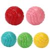 Dog Rubber Ball Toy Interactive Squeaky Chew Toy Textured Teeth Cleaning Toy Fetch Ball for Small Medium Large Dogs Training