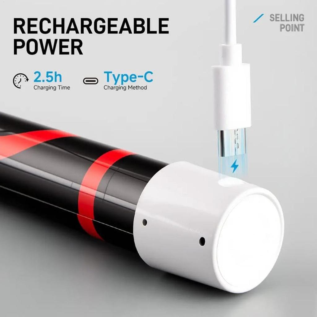 LED Flashlight 3-Mode Bendable Waterproof Silicone Stick Work Light For Camping Home Fishing Hiking Repair Indoor