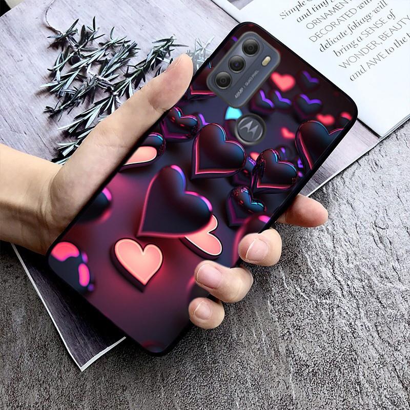 Phone Case For Moto G86 G85 G75 G15 G05 G56 G72 G53 G54 G84 G60 G31 G32 G24 G 5G G Play Love Heart