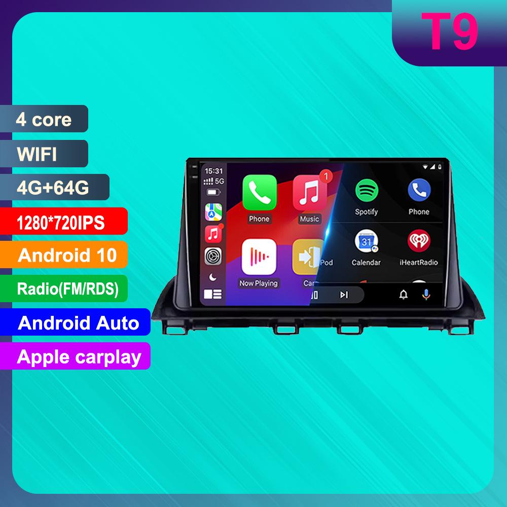 Mazda 3 Android Navigation and Reversing HD Display with CarPlay Support