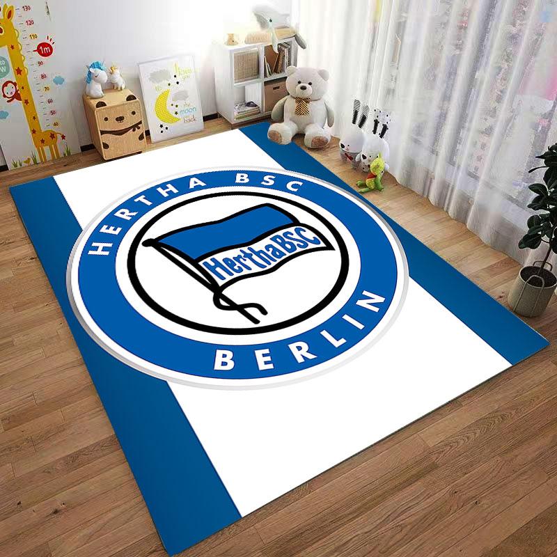 Hertha BSC Logo Carpet suitable as a non-slip mat for the living room or bedroom sofa
