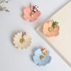 Flower Shape Resins Censers Holder Cute Animal Statue Incenses Burners PlateTray  for Mindfulness and Home Decoration