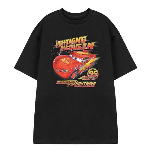 Cars Mens Lightning McQueen Short-Sleeved T-Shirt
