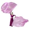 2Pcs Praise Dance Worship Flags Praise Church Flags with Scalable Rod Semicircle Worship   Wing Flags for Adults