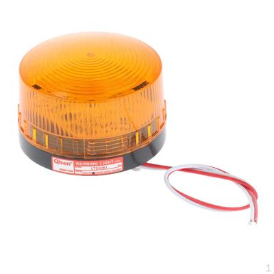 24V / Lampada Stroboscopica di Segnalazione Gialla
