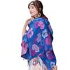 Ethnic Style Oversized Square Scarf For Women Travel Winter Autumn