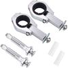 KIMISS Handlebar Clamps, 28mm 1-1/8 Inch Motorcycle Hand Guard Handguards Fat Clamp Mounting Kit Motorbike Component