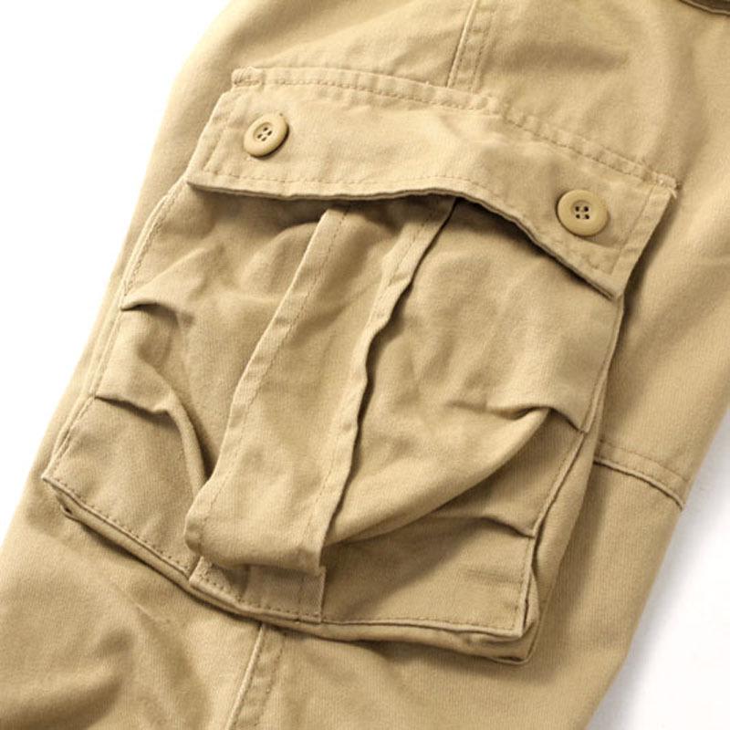 Men's Loose-Fit Multi-Pocket Work & Skateboard Pants - Wear-Resistant, Plus Size Casual Trousers