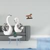 Elegant Swan And Horse Figurine Set for Living Room Table Centerpiece Book Shelf Decoration
