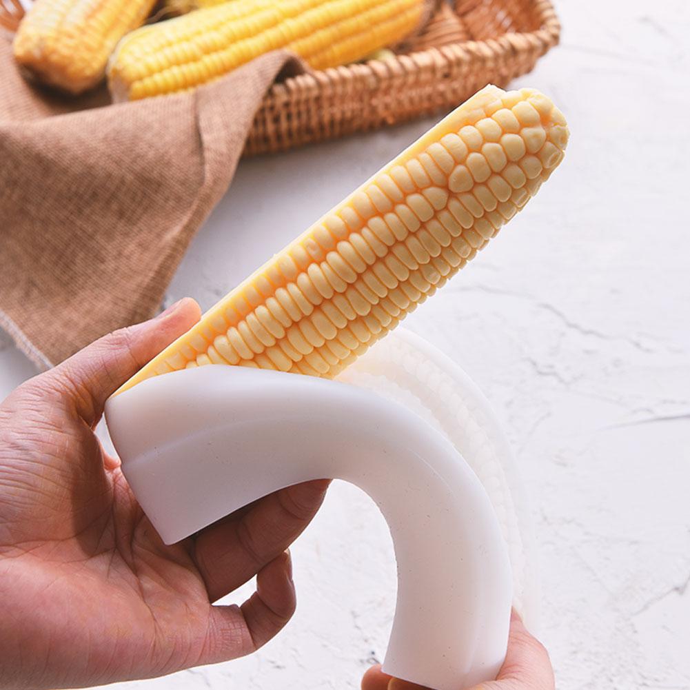 3D Corn Shaped Mousse Cake Mold DIY Ice Cream Pudding Chocolate Silicone Mould Baking Tools