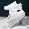 Autumn Men's Little White Shoes New Flat Bottom Casual Board Shoes Mens Breathable Low Top Lace Up Sports Shoes Man's Sneakers