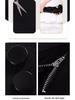 Women's 2025 High-Waisted Black Leggings - Elastic, Tight, Pencil Style for Spring