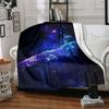 1pc Galaxy Hands Blanket, Lightweight Flannel Throw Blanket for Sofa, Bed, Travel, Camping, Living Room, Office, Couch042