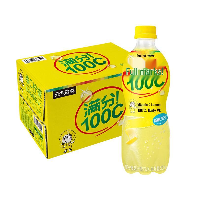 Genki Forest Full Score 100C Vitamin C Sparkling Water