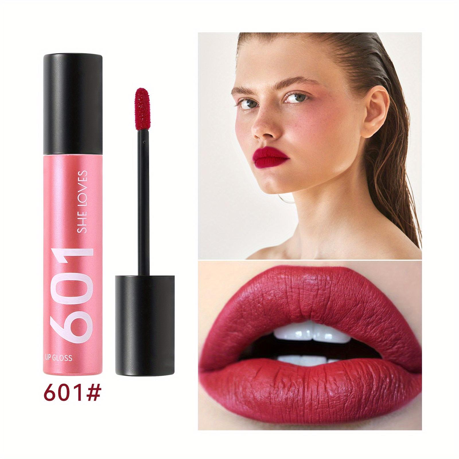 

Матовая бархатная глазурь для губ, водостойкая помада, чашка с антипригарным покрытием, не выцветает, блеск для губ, легко носить с собой, подходит для новичков 5#