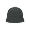 VARZAR VA Curved Studded Nylon Bonnet Hat Charcoal