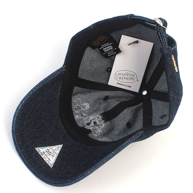 Universal Chemistry Flower Patch Denim Ballcap Flower Ball Cap