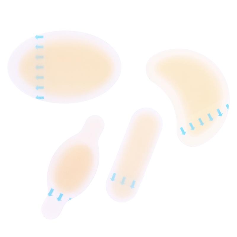 28Pcs Blister Plasters Invisible Hydrocolloid Gel Blister Bandages Blister Cushion Pad For Heel Foot Toe And Guard Skin
